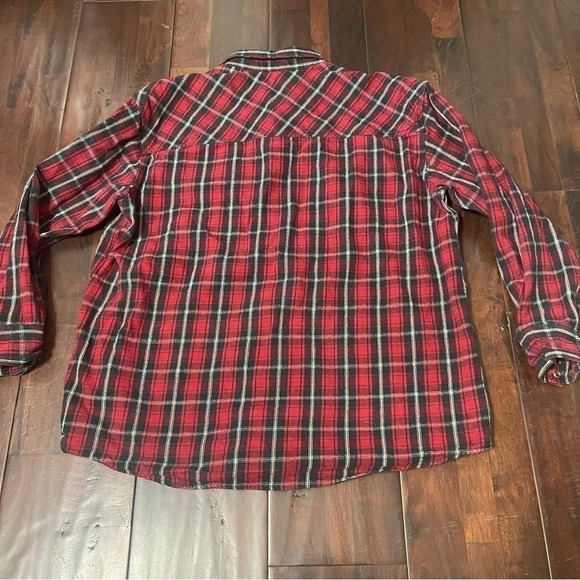 Five Brother Heavy Flannel Pearl Snap Plaid 2XL - Picture 5 of 6